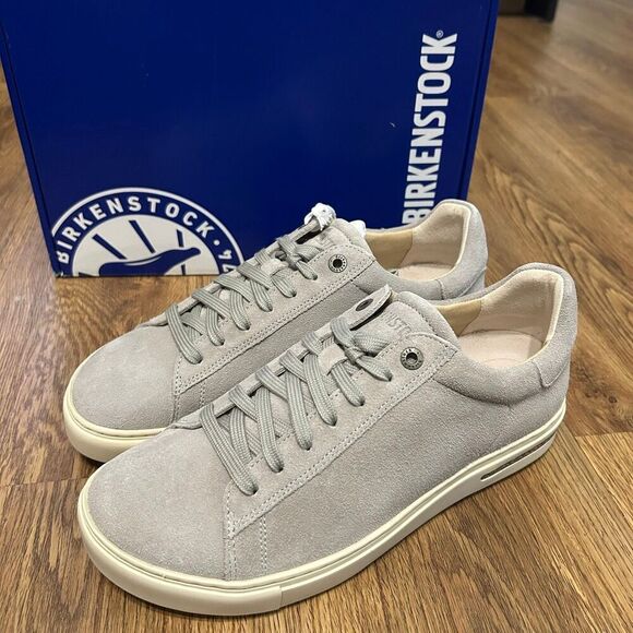 Birkenstock Shoes - BIRKENSTOCK Ben low stone coin suede lace up shoes sneakers women’s eur 39 new